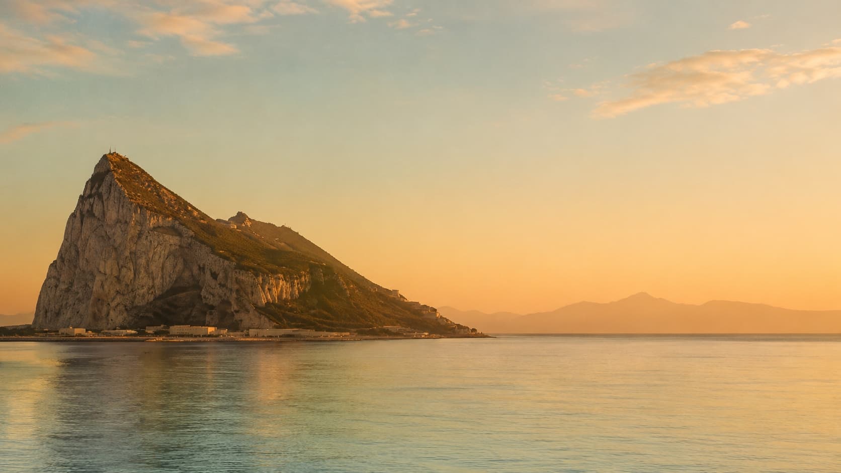 The Rock of Gibraltar — one of the three British-mover destinations covered by WarmerCoast