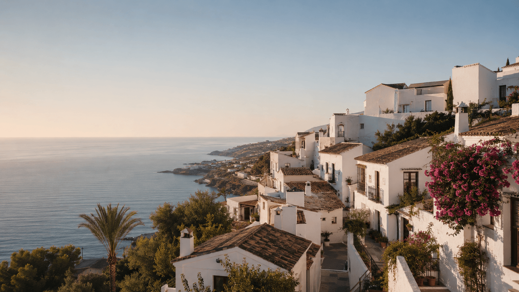 Sunlit Spanish coast representing the Non-Lucrative Visa route for British retirees in 2026